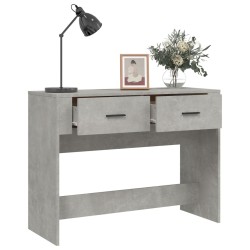 vidaXL Tavolino Consolle Grigio Cemento 100x39x75 cm Legno ingegnerizzato