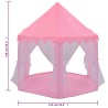 vidaXL Tenda da Gioco Principessa con 250 Palline 133x140 cm Rosa