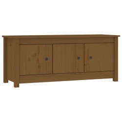 Scarpiera Miele 110x38x45,5 cm in Legno Massello di Pino