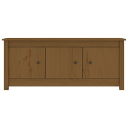 Scarpiera Miele 110x38x45,5 cm in Legno Massello di Pino