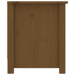 Scarpiera Miele 110x38x45,5 cm in Legno Massello di Pino