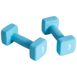 Pure2Improve Set Manubri 2x3 kg in Neoprene Blu