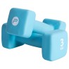 Pure2Improve Set Manubri 2x3 kg in Neoprene Blu