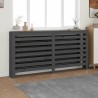    Copertura Termosifone Grigia 169x19x84 cm Legno Massello Pino