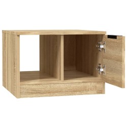    Tavolino da Salotto Rovere Sonoma 50x50x36 cm Legno ingegnerizzato