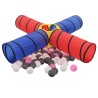 vidaXL Tunnel da Gioco per Bambini con 250 Palline Multicolore