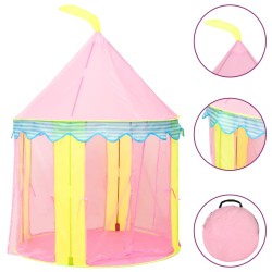 vidaXL Tenda da Gioco per Bambini Rosa con 250 Palline 100x100x127 cm