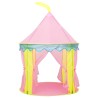 vidaXL Tenda da Gioco per Bambini Rosa con 250 Palline 100x100x127 cm