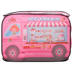 vidaXL Tenda da Gioco per Bambini Rosa con 250 Palline 70x112x70 cm