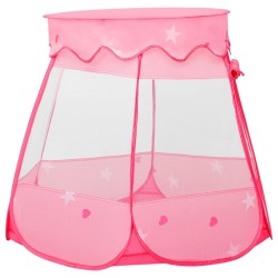 vidaXL Tenda da Gioco per Bambini Rosa con 250 Palline 102x102x82 cm