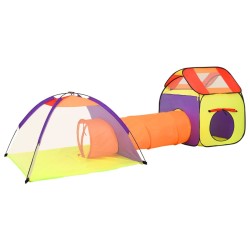 vidaXL Tenda da Gioco Bambini 250 Palline Multicolore 338x123x111 cm