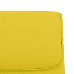   Panca Giallo Chiaro 100x64x80 cm in Tessuto