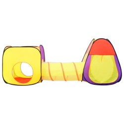 vidaXL Tenda da Gioco per Bambini 250 Palline Multicolore 255x80x100cm