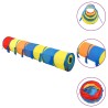 vidaXL Tunnel Gioco Bambini 250 Palline Multicolore 245 cm Poliestere