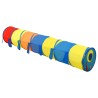 vidaXL Tunnel Gioco Bambini 250 Palline Multicolore 245 cm Poliestere