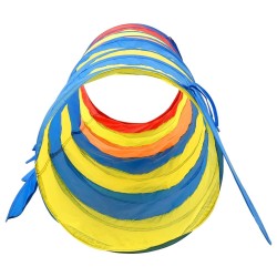 vidaXL Tunnel Gioco Bambini 250 Palline Multicolore 245 cm Poliestere