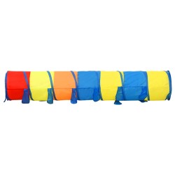 vidaXL Tunnel Gioco Bambini 250 Palline Multicolore 245 cm Poliestere