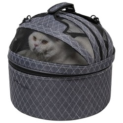 Jack and Vanilla Trasportino Animali Domestici Bizou 40x40x34cm Grigio