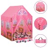 vidaXL Tenda da Gioco per Bambini Rosa con 250 Palline 69x94x104 cm