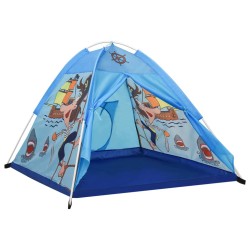 vidaXL Tenda da Gioco per Bambini Blu con 250 Palline 120x120x90 cm