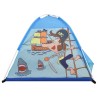 vidaXL Tenda da Gioco per Bambini Blu con 250 Palline 120x120x90 cm