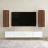   Mobili TV 2 pz Rovere Marrone 30,5x30x90cm in Legno Ingegnerizzato