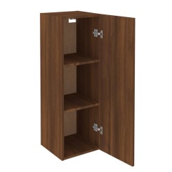   Mobili TV 2 pz Rovere Marrone 30,5x30x90cm in Legno Ingegnerizzato