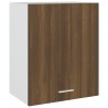 vidaXL Mobile Pensile Rovere Marrone 50x31x60 cm in Legno ingegnerizzato