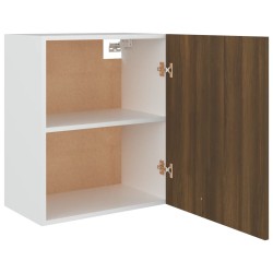 vidaXL Mobile Pensile Rovere Marrone 50x31x60 cm in Legno ingegnerizzato