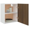 vidaXL Mobile Pensile Rovere Marrone 50x31x60 cm in Legno ingegnerizzato