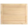 vidaXL Ante a Lamelle 4 pz in Legno Massello di Pino 39,5x59,4 cm