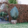 Nature Coperture Invernali in Pile 3 pz 50 g/m² 100x50 cm Verde 