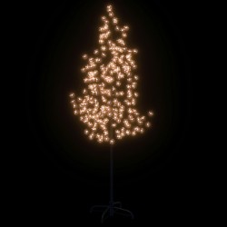   Albero di Ciliegio con 220 LED Bianco Caldo 220 cm