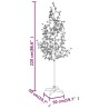   Albero di Ciliegio con 220 LED Bianco Caldo 220 cm