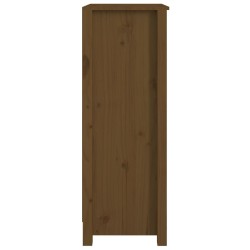   Libreria Marrone Miele 50x35x97 cm in Legno Massello di Pino