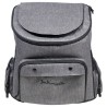 Jack and Vanilla Zaino per Animali Travel 40x25x36 cm Grigio/Nero