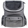 Jack and Vanilla Zaino per Animali Travel 40x25x36 cm Grigio/Nero