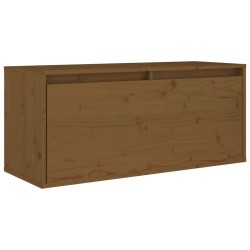   Pensile Marrone Miele 80x30x35 cm in Legno Massello di Pino