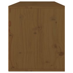   Pensile Marrone Miele 80x30x35 cm in Legno Massello di Pino