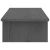   Supporto per Monitor Grigio 100x27x15 cm Legno Massello di Pino