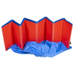 Animal Boulevard Piscina per Animali Cooling L 100x100x30 cm Rosso/Blu