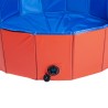 Animal Boulevard Piscina per Animali Cooling L 100x100x30 cm Rosso/Blu