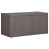   Baule per Cuscini Grigio 86x40x42 cm 85 L