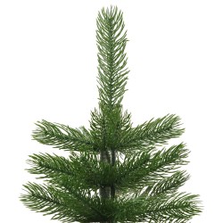 Albero di Natale Artificiale Sottile con Base 210 cm PE