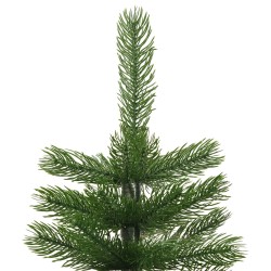 Albero di Natale Artificiale Sottile con Base 240 cm PE