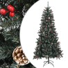   Albero di Natale Artificiale con Base Verde 240 cm PVC