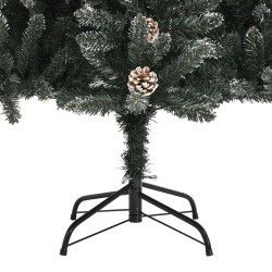   Albero di Natale Artificiale con Base Verde 240 cm PVC