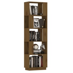   Libreria/Divisorio Miele 51x25x163,5 cm Legno Massello