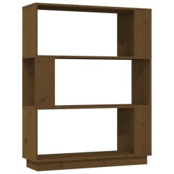   Libreria/Divisorio Miele 80x25x101 cm in Legno Massello