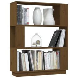   Libreria/Divisorio Miele 80x25x101 cm in Legno Massello